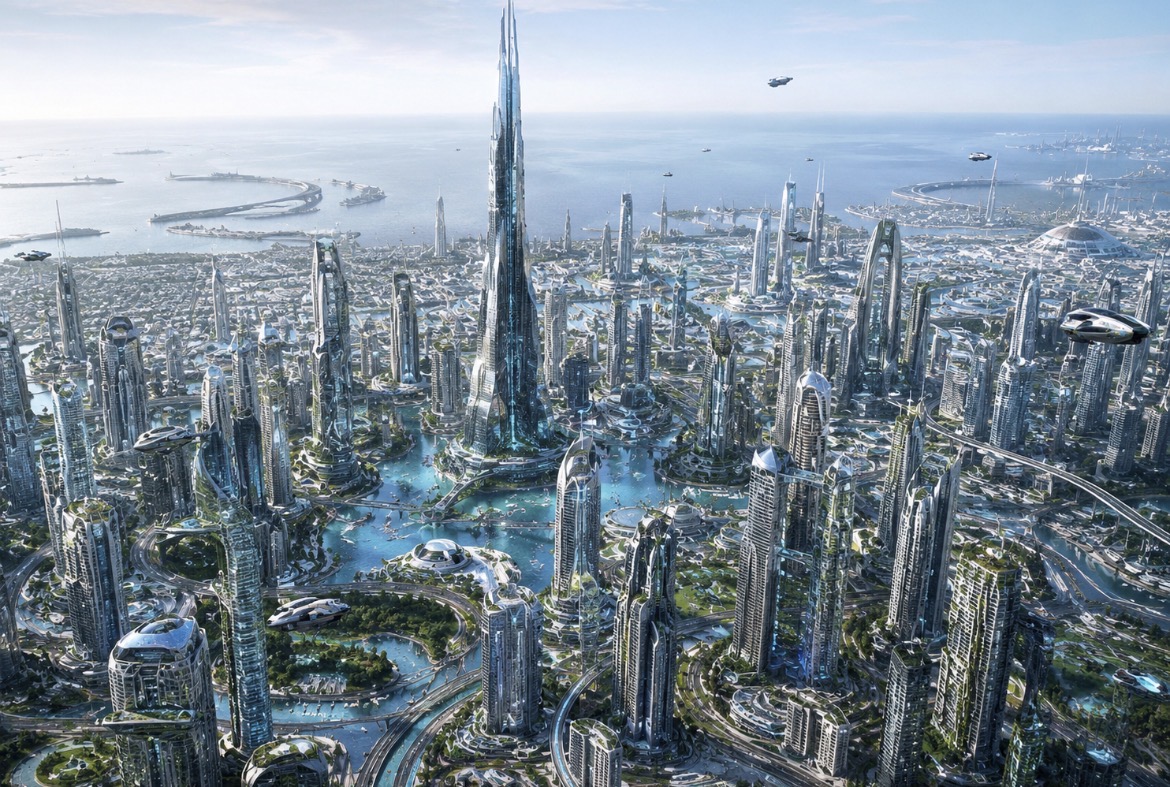 Dubaj utopia przyszlosci
